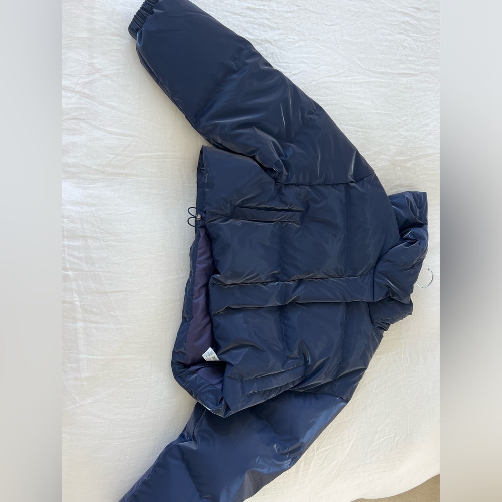 Oysho rain blue jacket